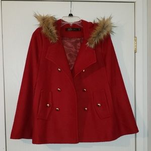 Vintage Wool Cape Coat